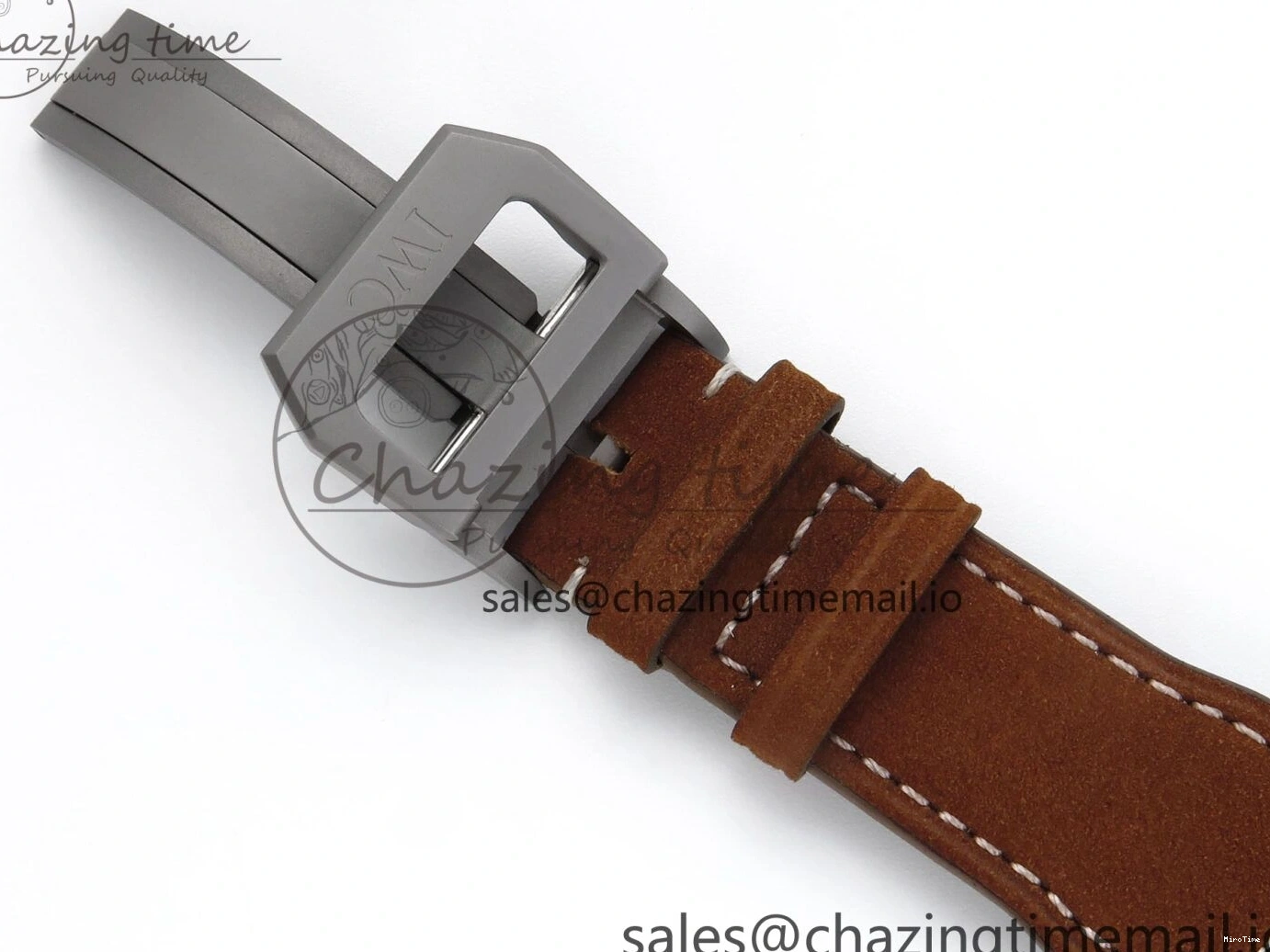 MIROTIME 0130 Big Pilot IW329701 M+F 1:1 Best Edition Black Dial on Brown Leather Strap MY RelaxedFit 7005